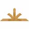 Ekena Millwork Richland Rough Sawn Timber Gable Bracket, Western Red Cedar, 48"W x 22"H x 4"D x 4"F, 11/12 Pitch GBW048X22X0404RIC00RWR - alternate 1